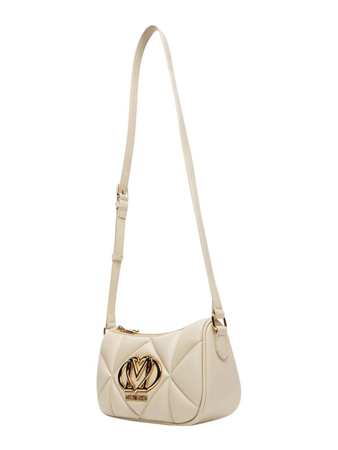 EMBOSSED Borsa a tracolla, doppia portabilit&agrave; avorio - Borse Donna