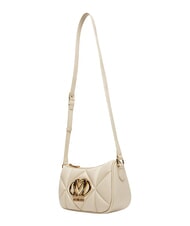 LOVE MOSCHINO EMBOSSED Borsa a tracolla, doppia portabilit&agrave; avorio - Borse Donna - 3