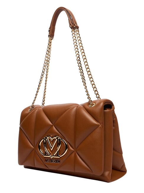 EMBOSSED Borsa a spalla / a tracolla castagna - Borse Donna