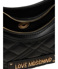 LOVE MOSCHINO QUILTED Borsa a spalla, con tracolla Nero - Borse Donna - 6