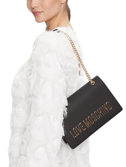 BOLD LOVE Borsa a spalla, con catena Nero - Borse Donna