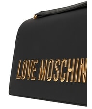 LOVE MOSCHINO BOLD LOVE Borsa a spalla, con catena Nero - Borse Donna - 4