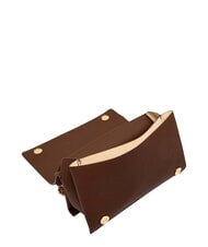 LOVE MOSCHINO BOLD LOVE Borsa a spalla, con catena castagna - Borse Donna - 6