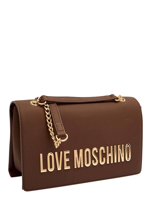 BOLD LOVE Borsa a spalla, con catena castagna - Borse Donna