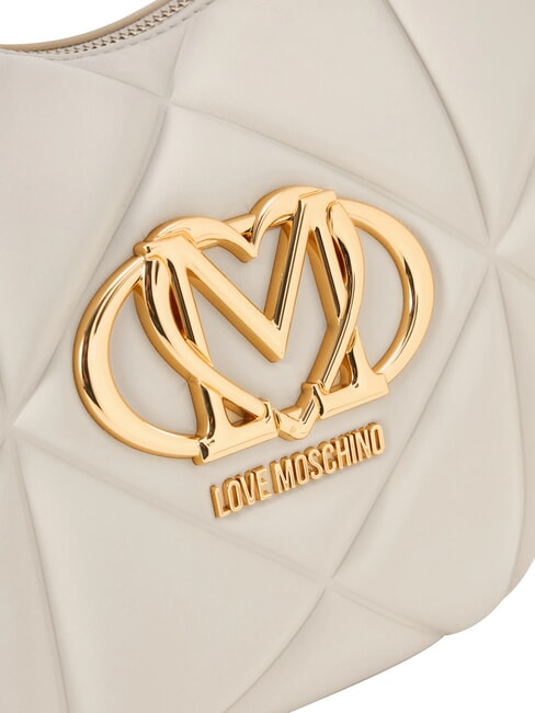 EMBOSSED Borsa a spalla avorio - Borse Donna