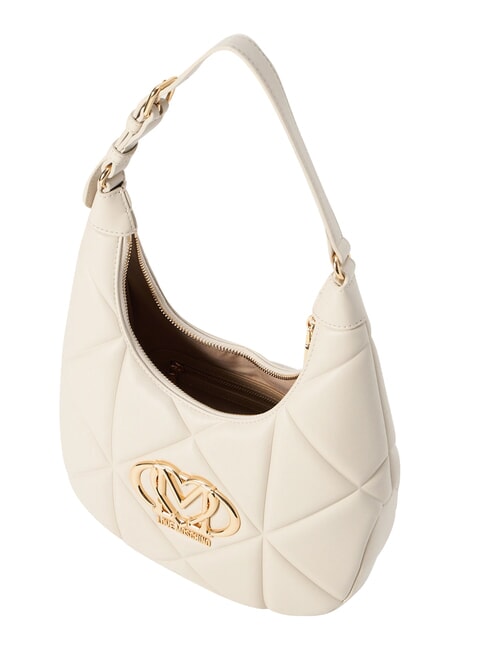 EMBOSSED Borsa a spalla avorio - Borse Donna