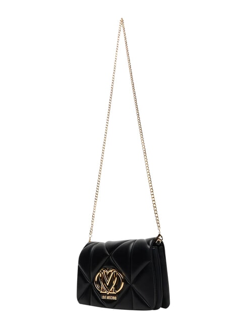 EMBOSSED Borsa mini a spalla, con catena Nero - Borse Donna