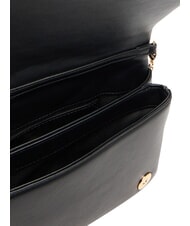 LOVE MOSCHINO EMBOSSED Borsa mini a spalla, con catena Nero - Borse Donna - 6
