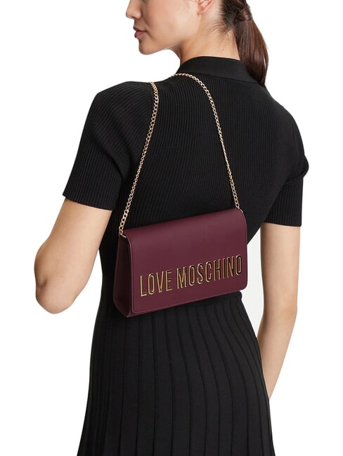 SMART DAILY Pochette con catena vino - Borse Donna