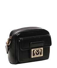 LOVE MOSCHINO LOCKED IN GOLD Borsa mini a tracolla Nero - Borse Donna - 2