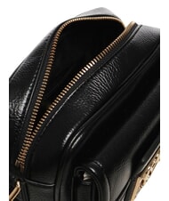 LOVE MOSCHINO LOCKED IN GOLD Borsa mini a tracolla Nero - Borse Donna - 4