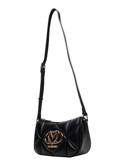 EMBOSSED Borsa a tracolla, doppia portabilit&agrave; Nero - Borse Donna