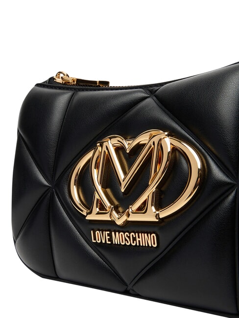 EMBOSSED Borsa a tracolla, doppia portabilit&agrave; Nero - Borse Donna