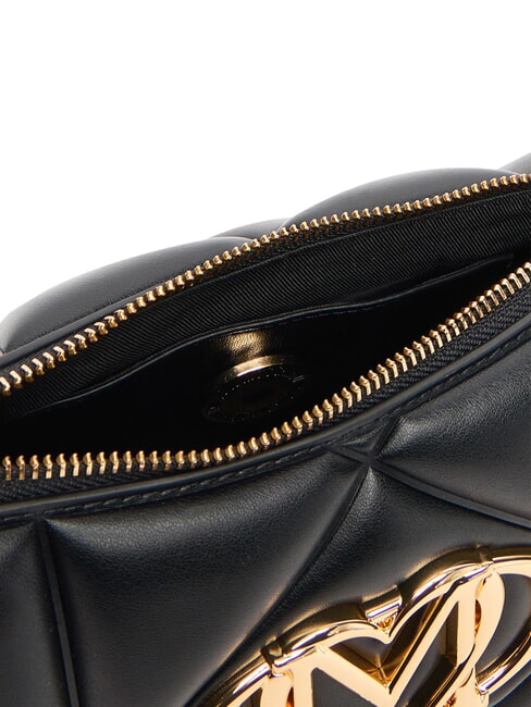 EMBOSSED Borsa a tracolla, doppia portabilit&agrave; Nero - Borse Donna