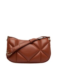 LOVE MOSCHINO EMBOSSED Borsa a tracolla, doppia portabilit&agrave; castagna - Borse Donna - 3