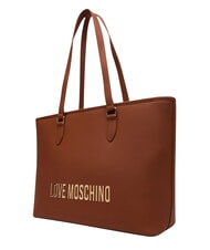 LOVE MOSCHINO BOLD LOVE Borsa shopping, a spalla castagna - Borse Donna - 3