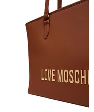 LOVE MOSCHINO BOLD LOVE Borsa shopping, a spalla castagna - Borse Donna - 5