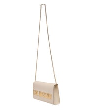 LOVE MOSCHINO SMART DAILY Pochette con catena avorio - Borse Donna - 3