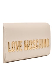 LOVE MOSCHINO SMART DAILY Pochette con catena avorio - Borse Donna - 5