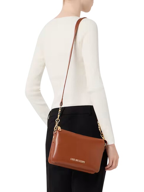 JEWEL Borsa a tracolla castagna - Borse Donna