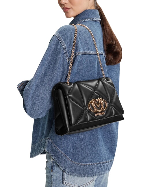 EMBOSSED Borsa a spalla / a tracolla Nero - Borse Donna