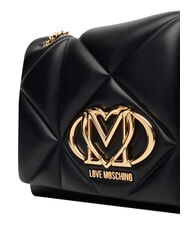 LOVE MOSCHINO EMBOSSED Borsa a spalla / a tracolla Nero - Borse Donna - 4