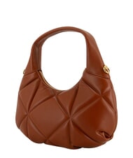 LOVE MOSCHINO EMBOSSED Borsa a mano, con tracolla castagna - Borse Donna - 4