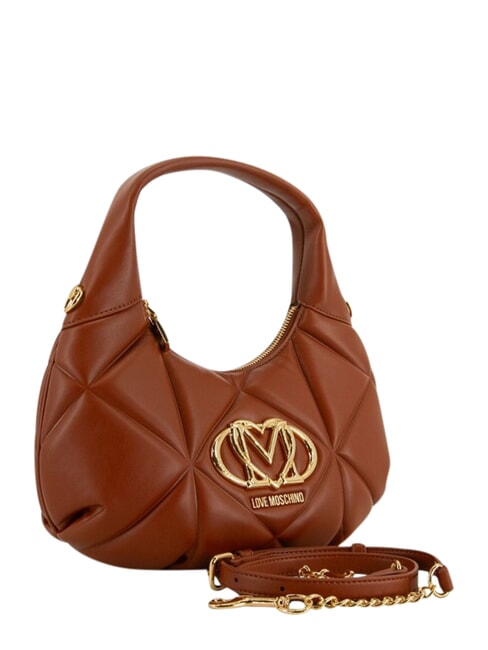 EMBOSSED Borsa a mano, con tracolla castagna - Borse Donna