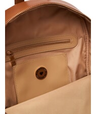 LOVE MOSCHINO EMBOSSED Zaino con tasca frontale castagna - Borse Donna - 5