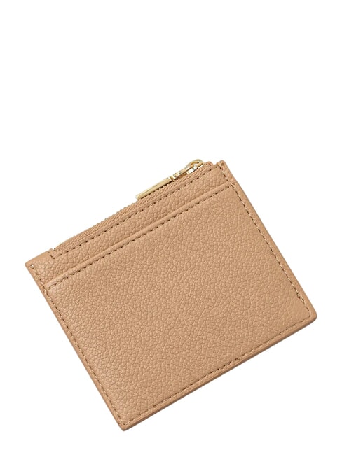 SIGNATURE Porta carte con portamonete beige - Portafogli Donna