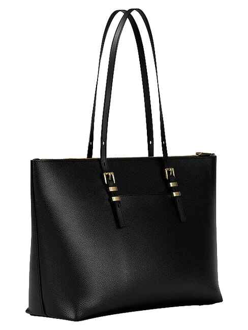 QUINN Borsa shopping a spalla, in pelle black - Borse Donna