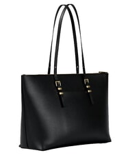 MICHAEL KORS QUINN Borsa shopping a spalla, in pelle black - Borse Donna - 3