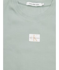 CALVIN KLEIN WOVEN LABEL T-shirt a manica corta, in cotone - T-shirt e Top Donna