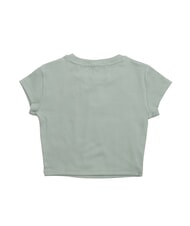 CALVIN KLEIN WOVEN LABEL T-shirt a manica corta, in cotone grey - T-shirt e Top Donna - 3