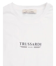 TRUSSARDI BASIC T-shirt a manica corta, in cotone white - T-shirt Uomo - 2