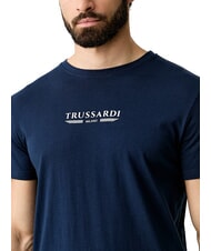 TRUSSARDI BASIC T-shirt a manica corta, in cotone navy - T-shirt Uomo - 3