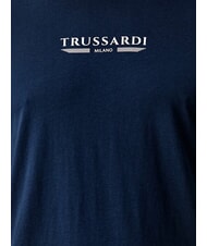 TRUSSARDI BASIC T-shirt a manica corta, in cotone navy - T-shirt Uomo - 5