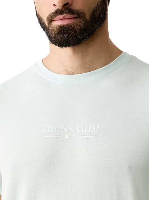 BASIC T-shirt a manica corta, in cotone azure - T-shirt Uomo