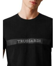 TRUSSARDI DIGITAL LEVRIERO T-shirt a manica corta, in cotone black - T-shirt Uomo - 3