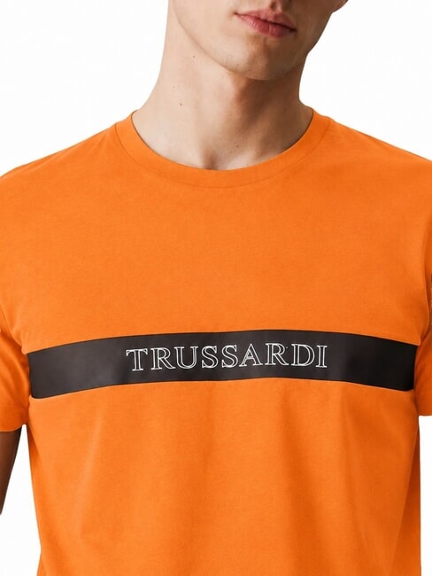 DIGITAL LEVRIERO T-shirt a manica corta, in cotone orange - T-shirt Uomo