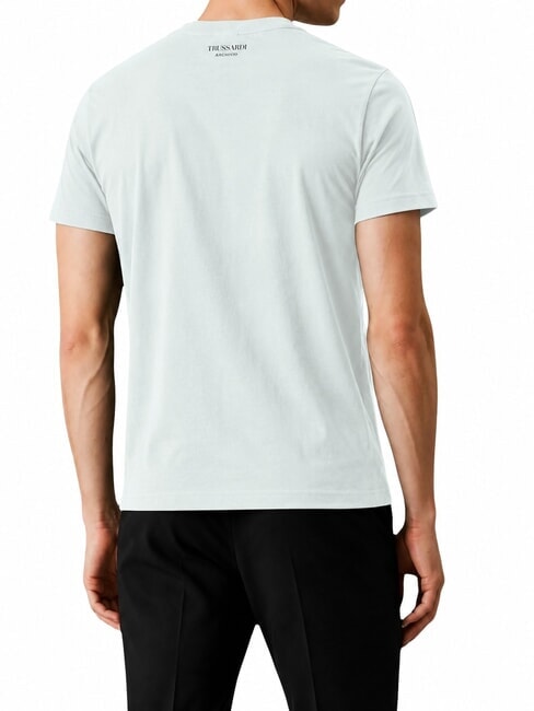 DIGITAL LEVRIERO T-shirt a manica corta, in cotone azure - T-shirt Uomo