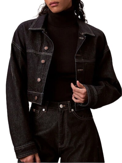 CK JEANS Maglia a collo alto, maniche lunghe ck black - Maglie Donna