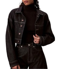 CALVIN KLEIN CK JEANS Maglia a collo alto, maniche lunghe ck black - Maglie Donna - 5