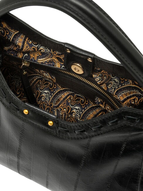 AURORA Borsa a mano con tracolla, in pelle Nero - Borse Donna