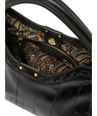 GIANNI CHIARINI AURORA Borsa a mano con tracolla, in pelle Nero - Borse Donna - 4