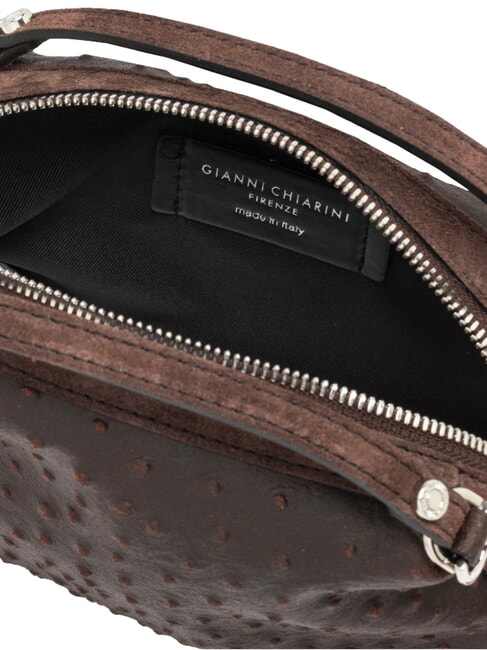 ALIFA Borsa mini a mano con tracolla, in pelle espresso - Borse Donna