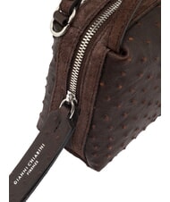 GIANNI CHIARINI ALIFA Borsa mini a mano con tracolla, in pelle espresso - Borse Donna - 7