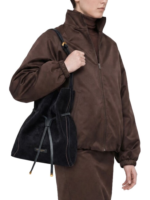 SIENNA Borsa a secchiello in pelle, a spalla notturno - Borse Donna
