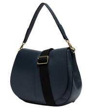 GIANNI CHIARINI HELENA ROUND Borsa a spalla con tracolla, in pelle BLU NAVY - Borse Donna - 2