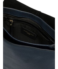 GIANNI CHIARINI HELENA ROUND Borsa a spalla con tracolla, in pelle BLU NAVY - Borse Donna - 4